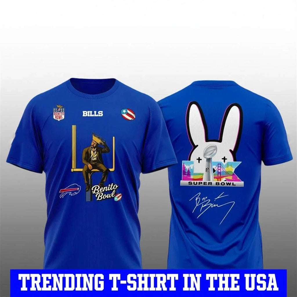 Bills x Bad Bunny 2026 Bowl LX Halftime Show Shirt Unisex