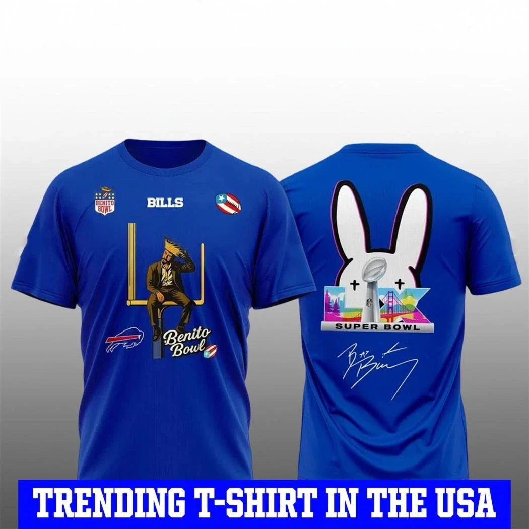 Bills x Bad Bunny 2026 Bowl LX Halftime Show Shirt Unisex