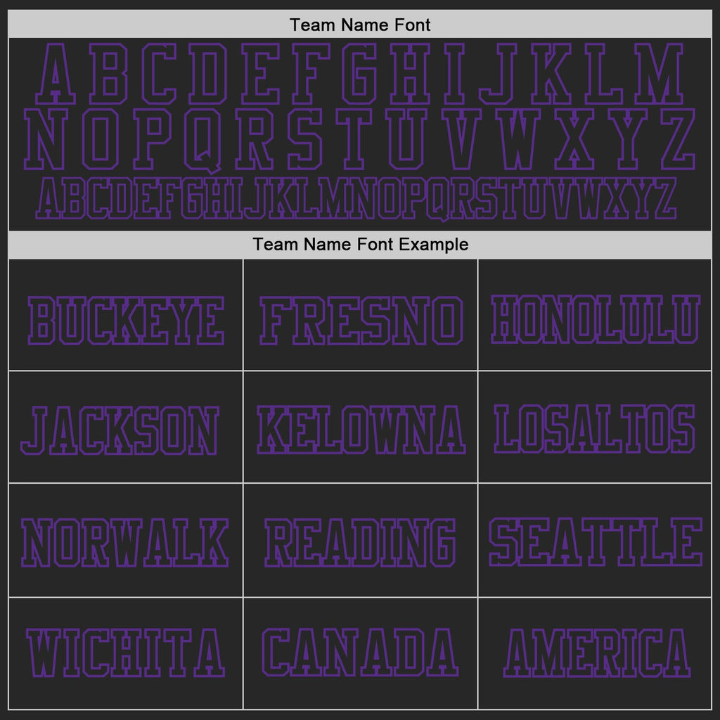 Custom Black Purple Mesh Authentic Football Jersey