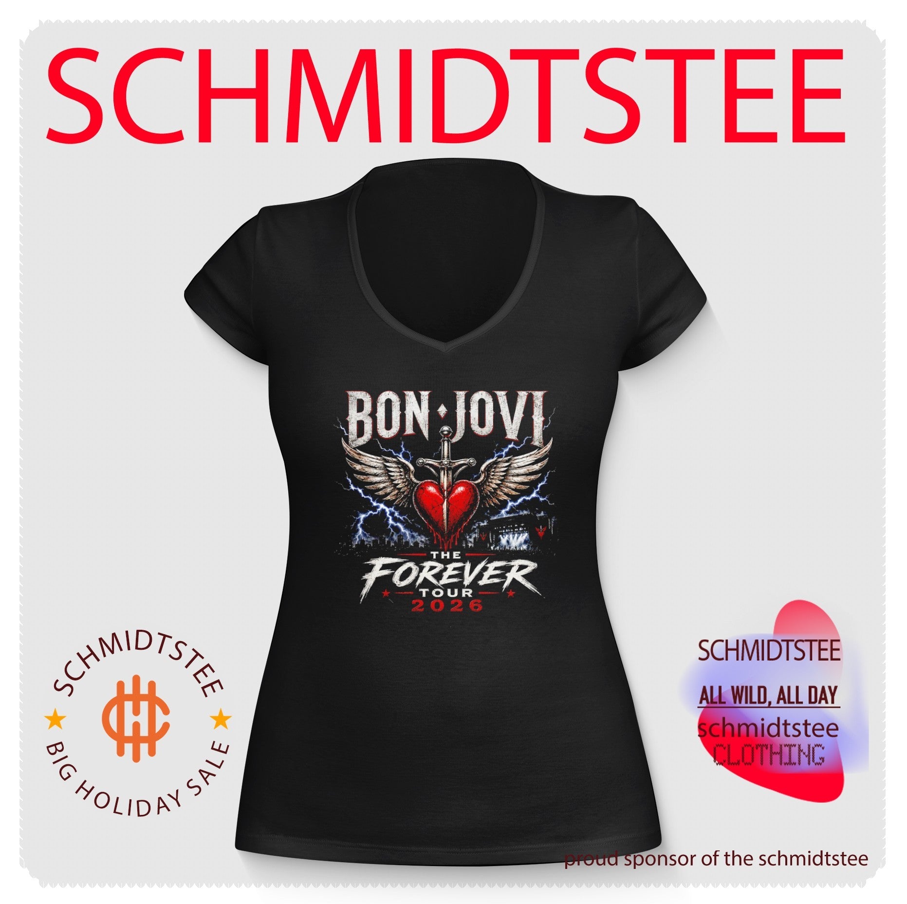 Bon Jovi The Forever Tour 2026 Rock Band shirt