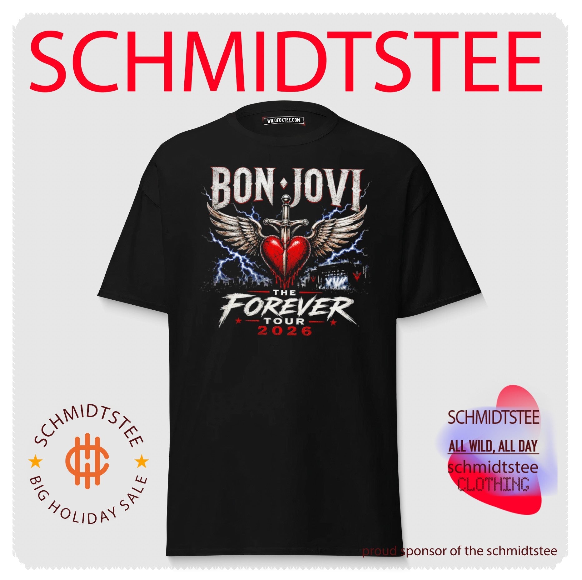 Bon Jovi The Forever Tour 2026 Rock Band shirt