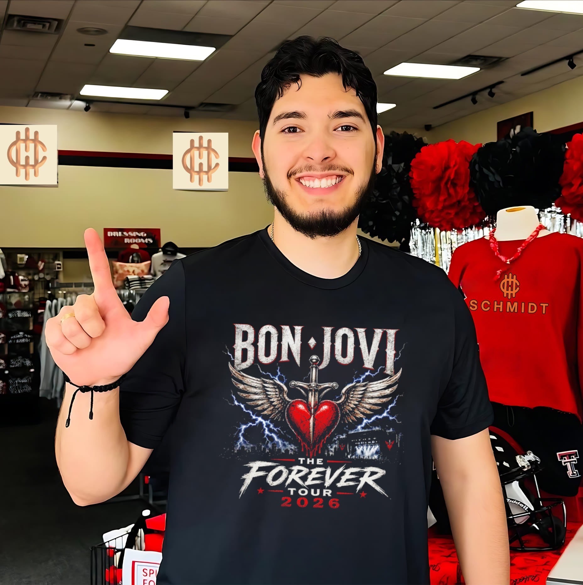 Bon Jovi The Forever Tour 2026 Rock Band shirt