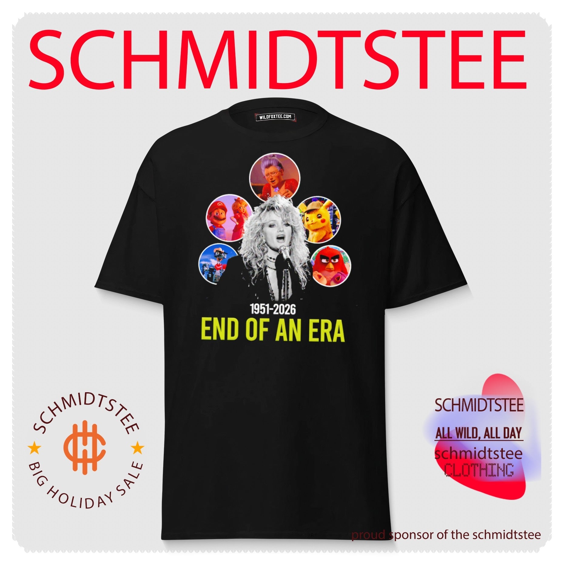 Bonnie Tyler 1951-2026 End of an Era Tribute shirt
