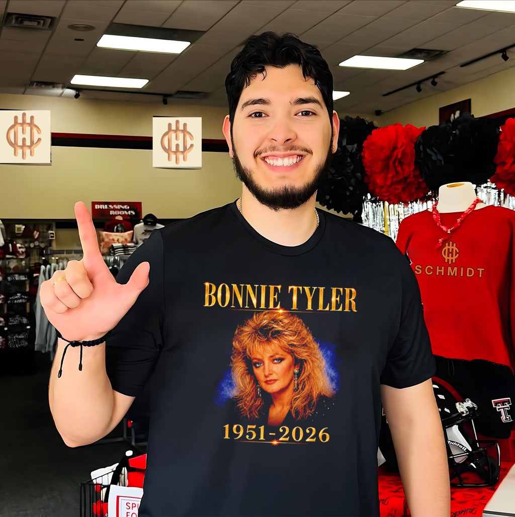 Bonnie Tyler 1951-2026 Tribute Singer Memorial shirt