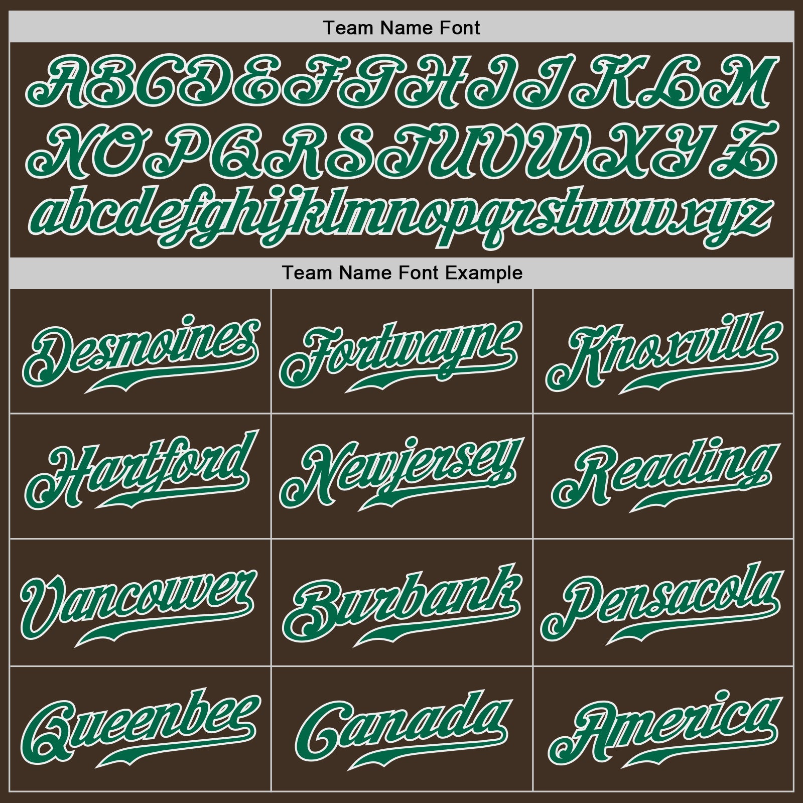 Custom Brown Kelly Green-White Authentic Baseball Jersey