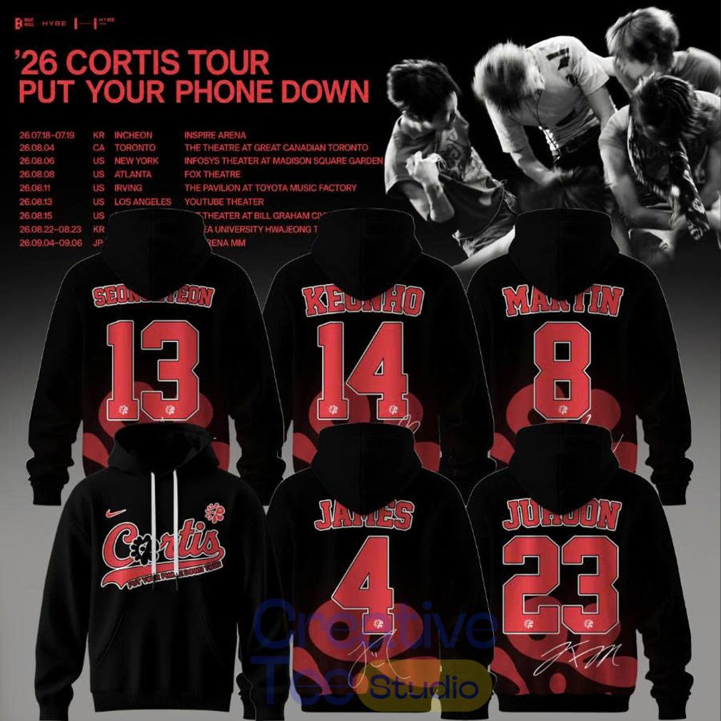 CORTIS Put Your Phone Down Tour 2026 Special Hoodie