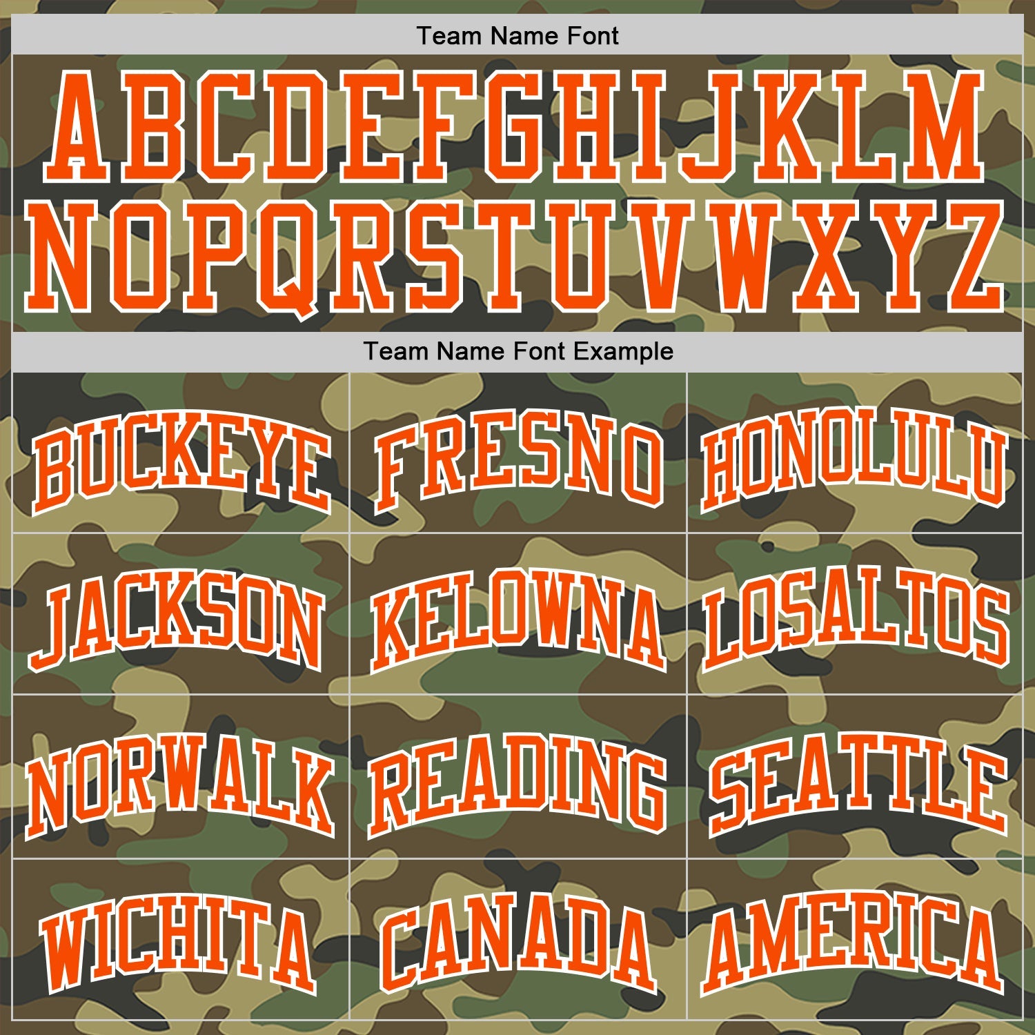 Custom Camo Orange-White Authentic Salute To Service Basketball Jersey
