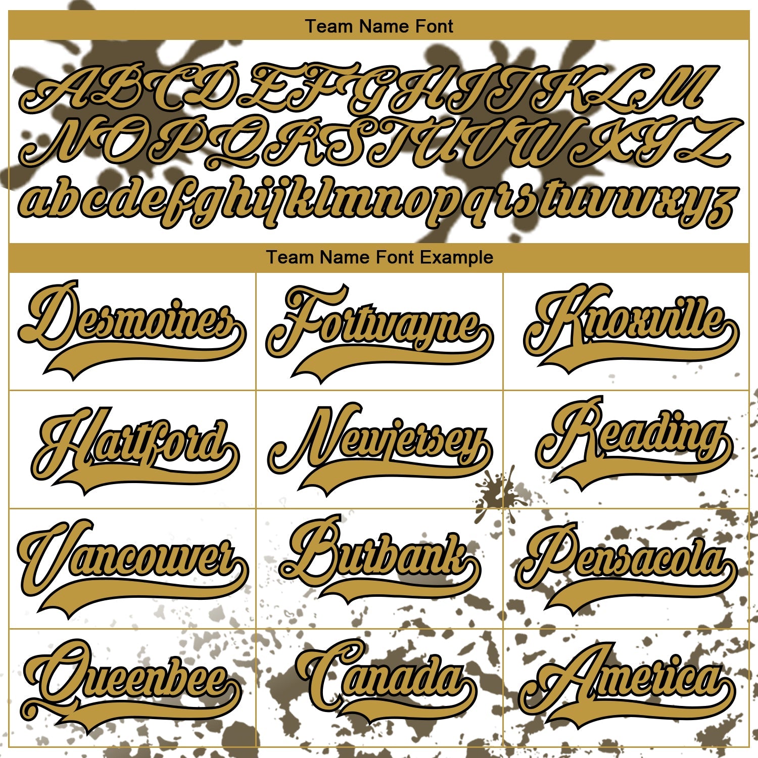 Custom Camo Old Gold Olive Black-White Splash Hockey Lace Neck Jersey