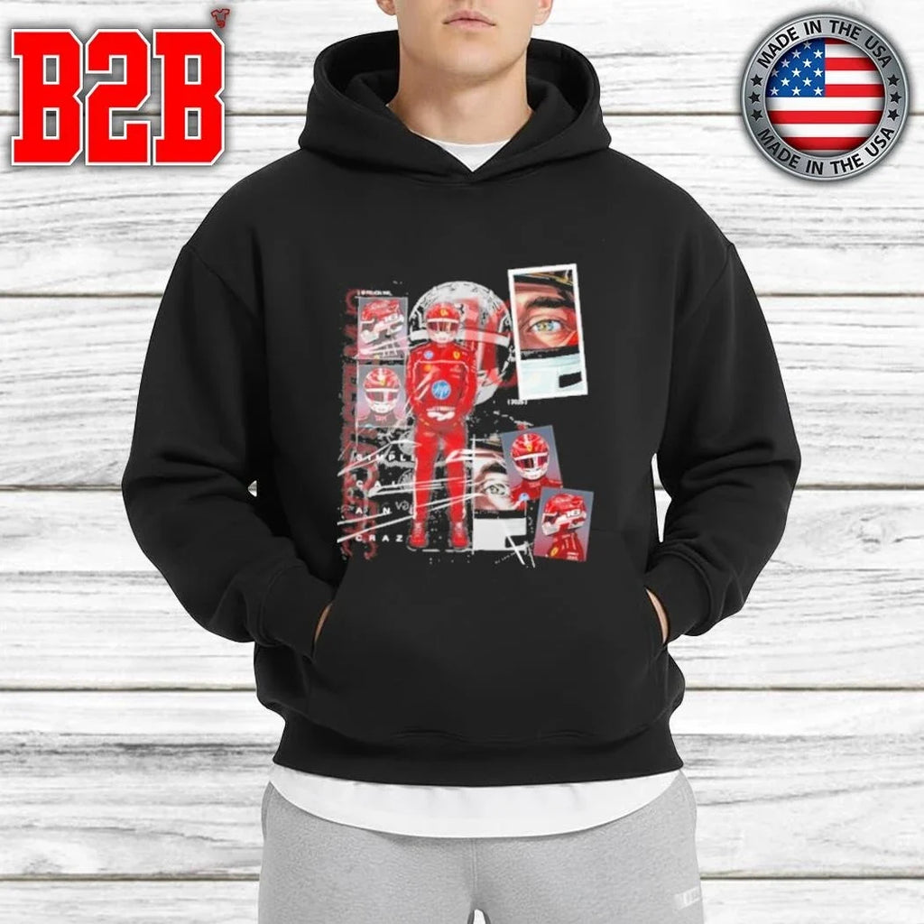 Charles Leclerc Ferrari 2026 F1 Racing Shirt Unisex