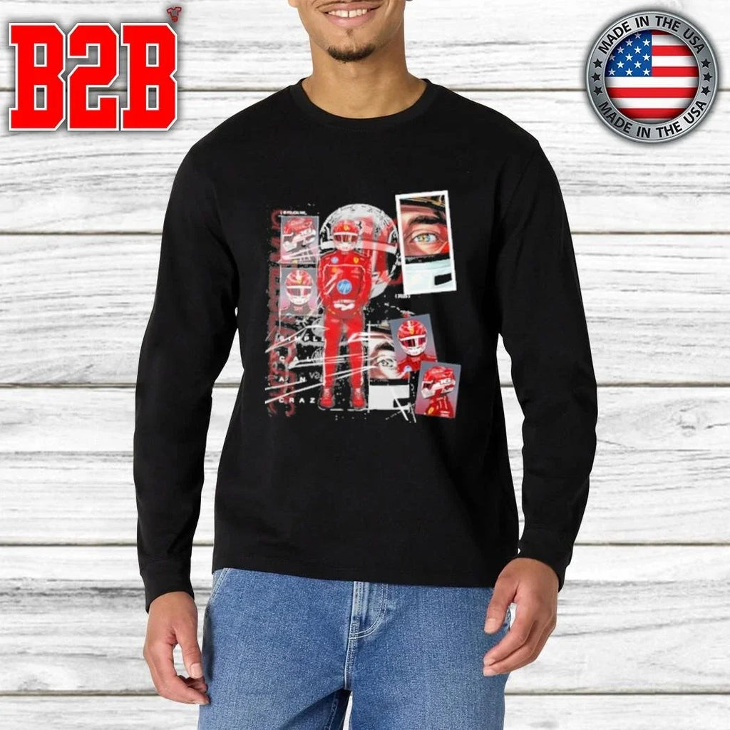 Charles Leclerc Ferrari 2026 F1 Racing Shirt Unisex