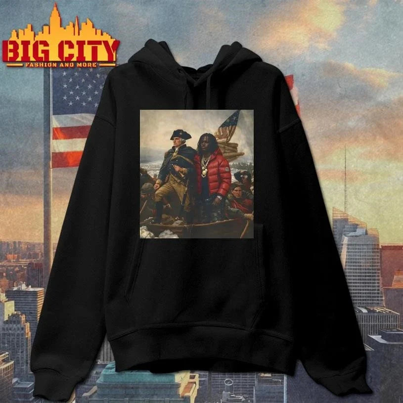 Chief Keef X Washington Crossing The Delaware Parody Shirt Unisex