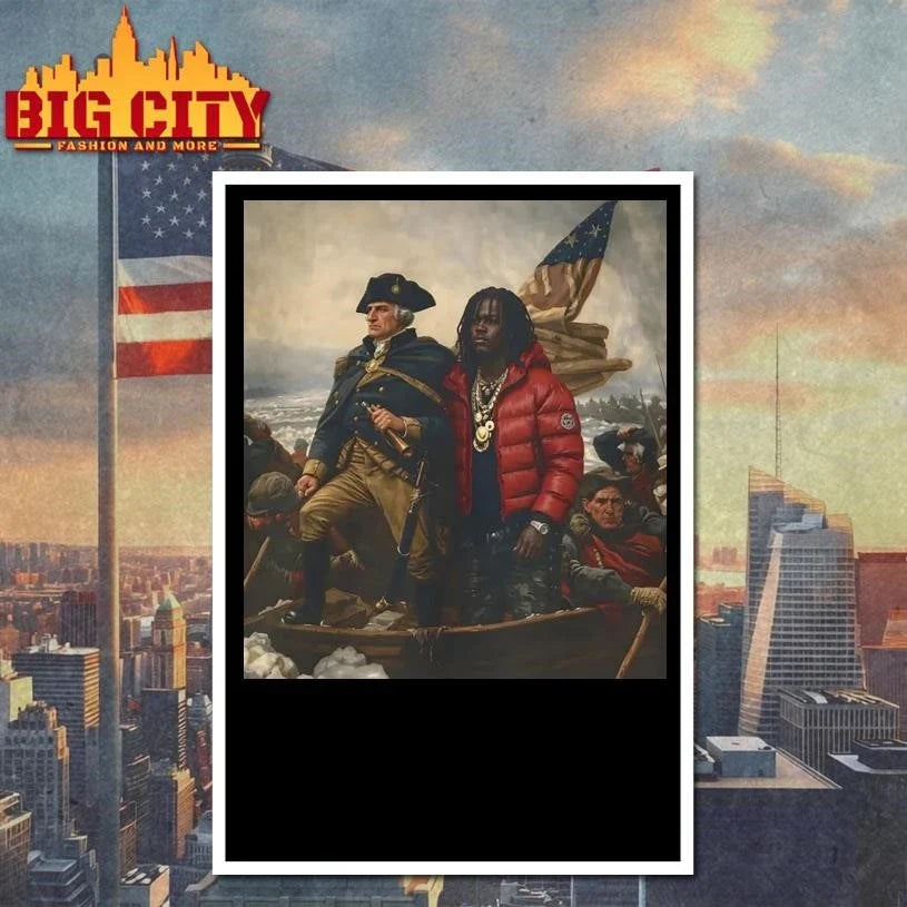 Chief Keef X Washington Crossing The Delaware Parody Shirt Unisex