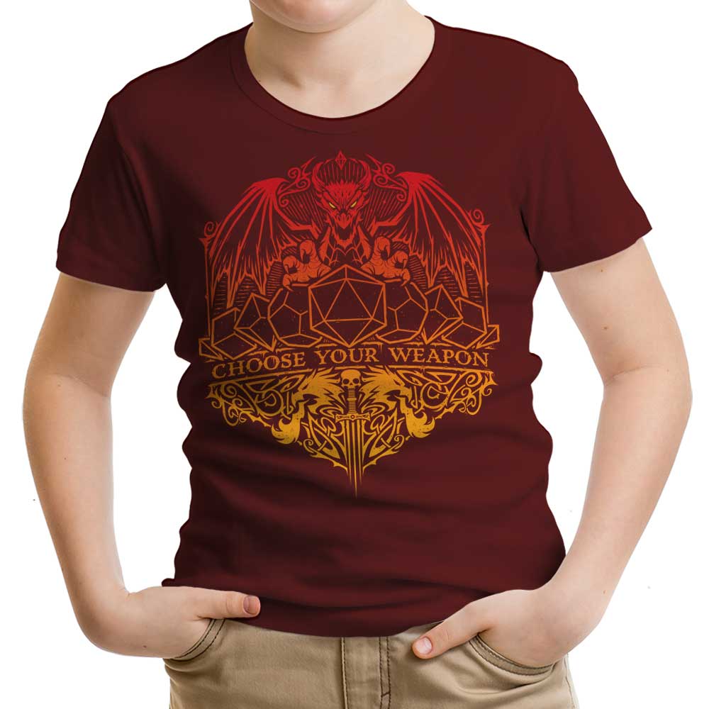 Choose Your Weapon - Youth Apparel