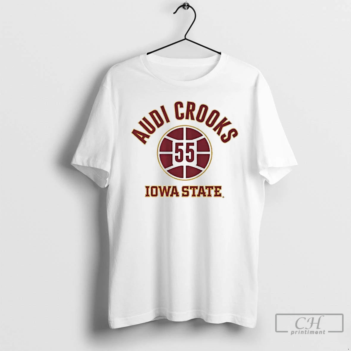 Classic Audi Crooks Name Number Hoops Iowa State Cyclones