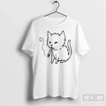 Classic Cat Smoking Art T Shirts