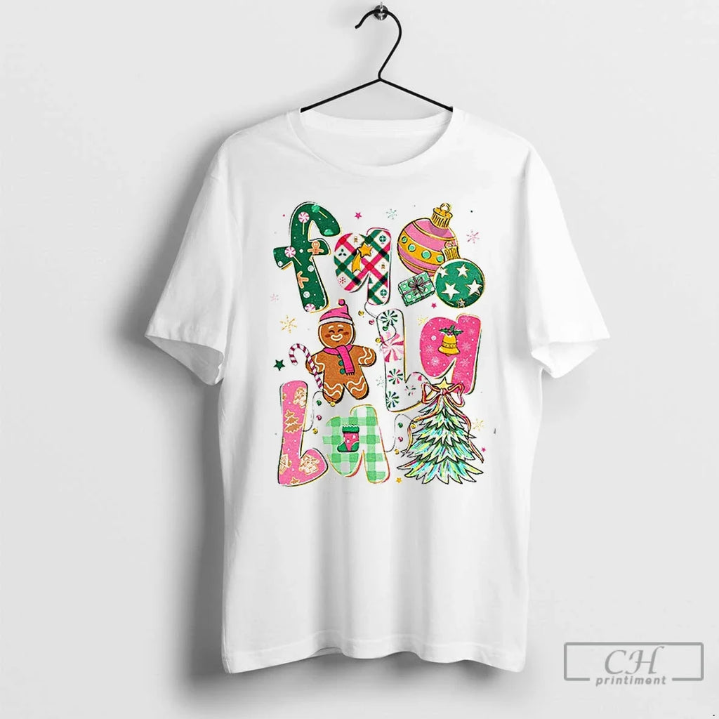 Classic Gingerbread Falala Christmas Tree Coquette Merry Christmas