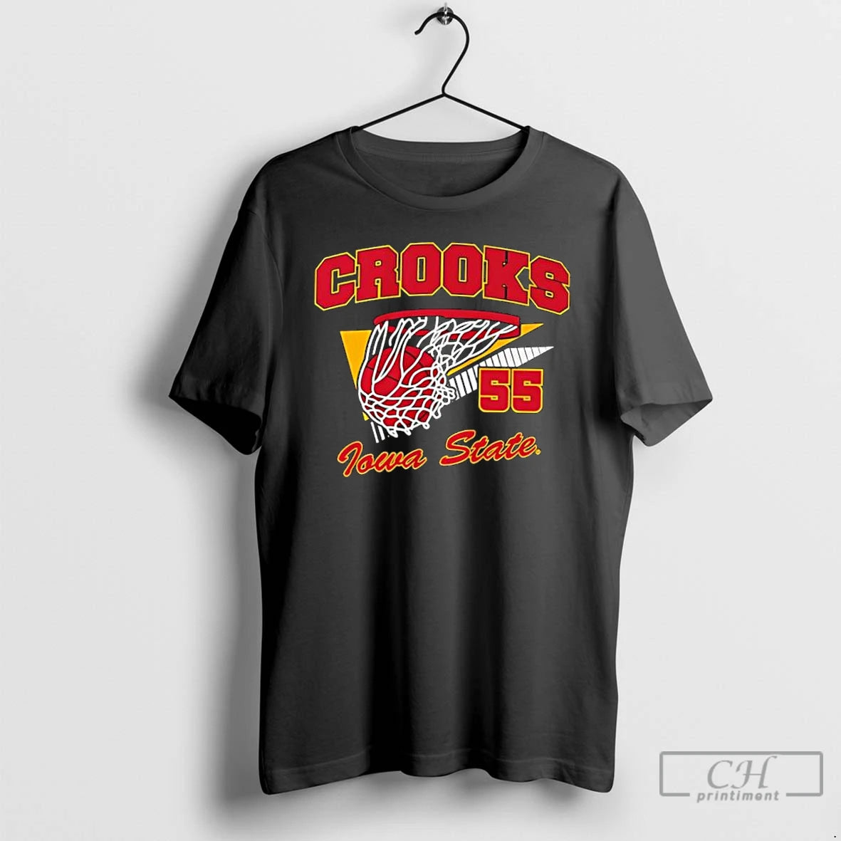 Classic Iowa State Cyclones Mens Basketball Audi Crooks 55 Retro Swish