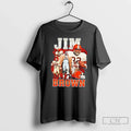 Classic Jim Brown Cleveland Browns Football Graphic T Shirts