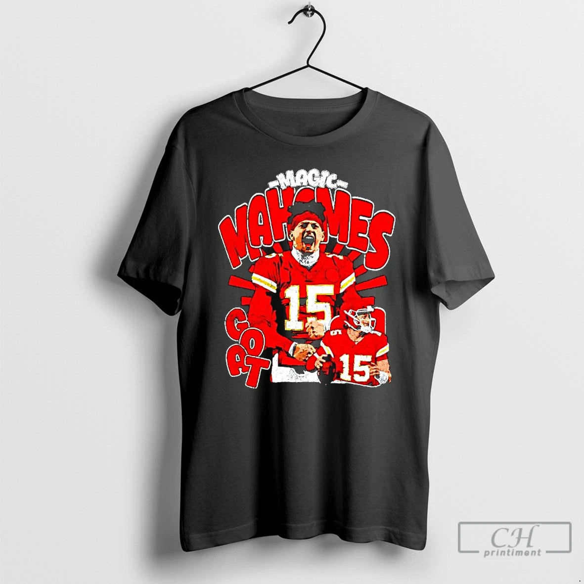 Classic Magic Patrick Mahomes Goat Kansas City Chiefs Quarterback