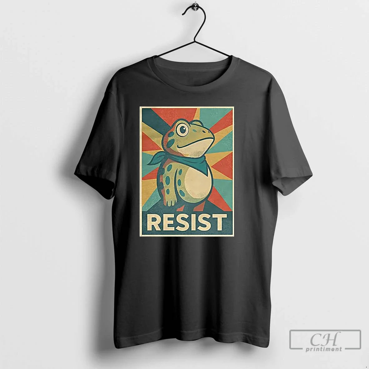 Classic Resist Portland Protest Frog Trump American T Shirts