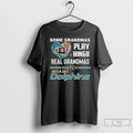 Classic Some Grandmas Play Bingo Real Grandmas Watch Miami Dolphins Diamond Heart 2025 Long Sleve