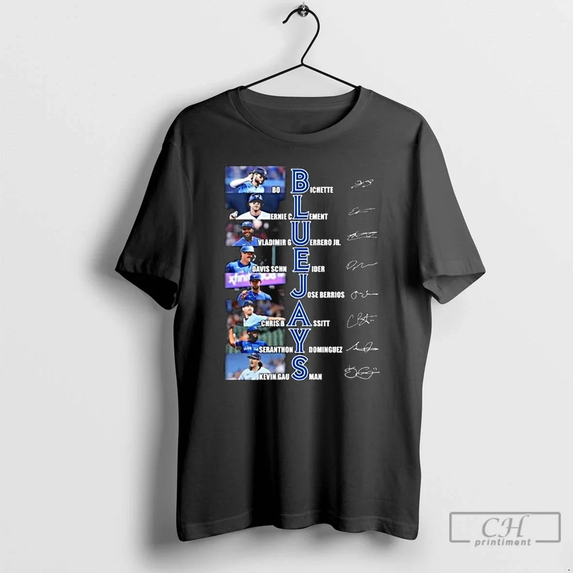 Classic Toronto Blue Jays Name Players Signatures 2025 Long Sleve T Shirts