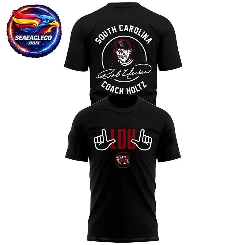 Coach Lou Holtz South Carolina 1937 2026 Tribute Two Sided Shirt Unisex