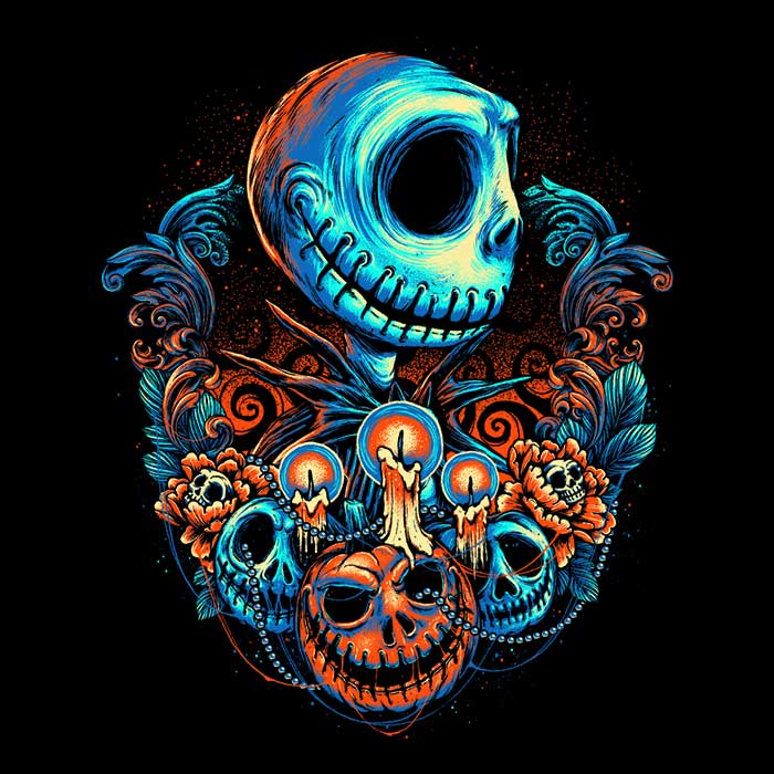 Colorful Pumpkin King - Men's Apparel