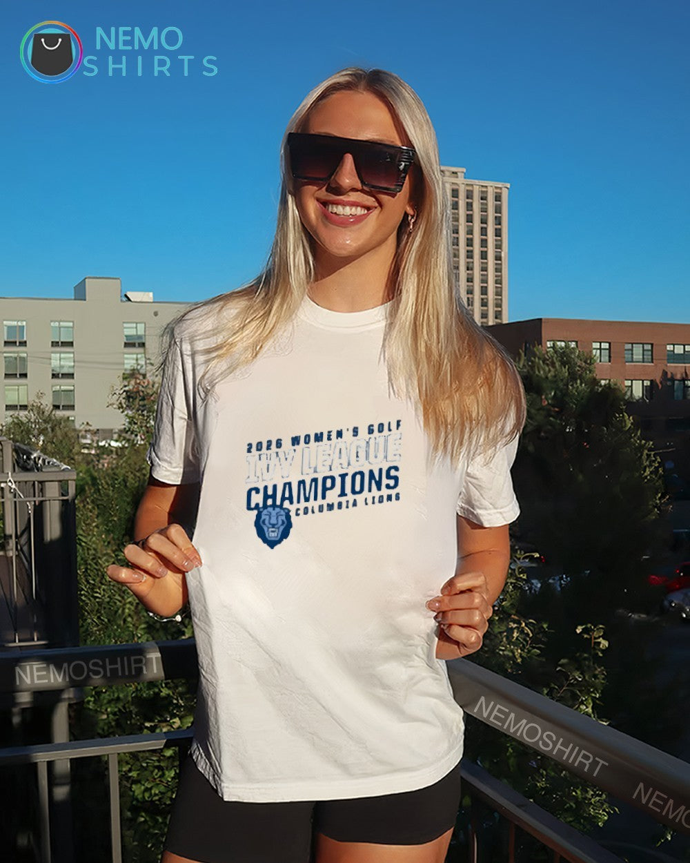 Columbia Lions 2026 women’s golf Ivy League champions shirt
