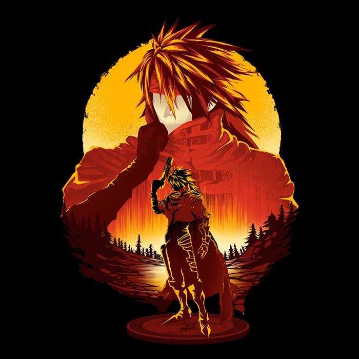 Crimson Sunset - 3/4 Sleeve Raglan