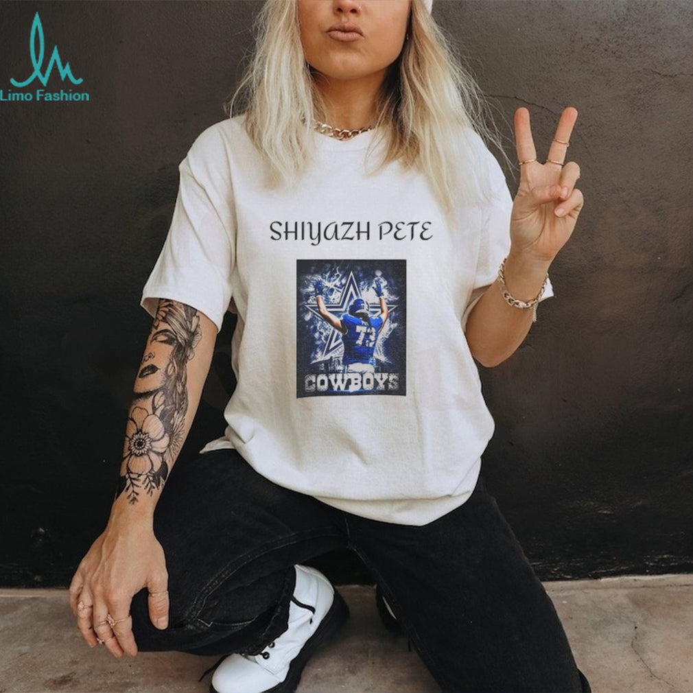 Dallas Cowboys Shiyazh Pete 73 football player shirt