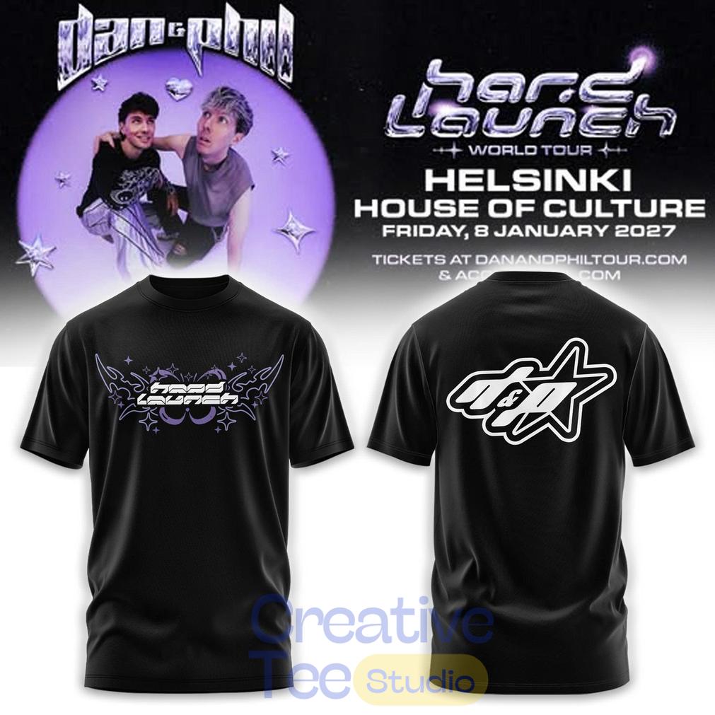 Dan and Phil Announce Hard Launch World Tour 2026 T-Shirt