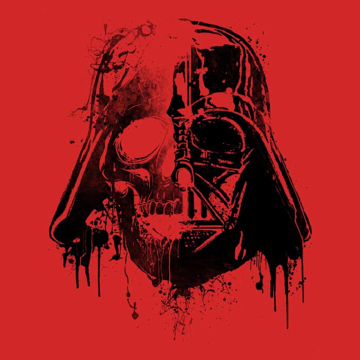 Darth Skull - 3/4 Sleeve Raglan