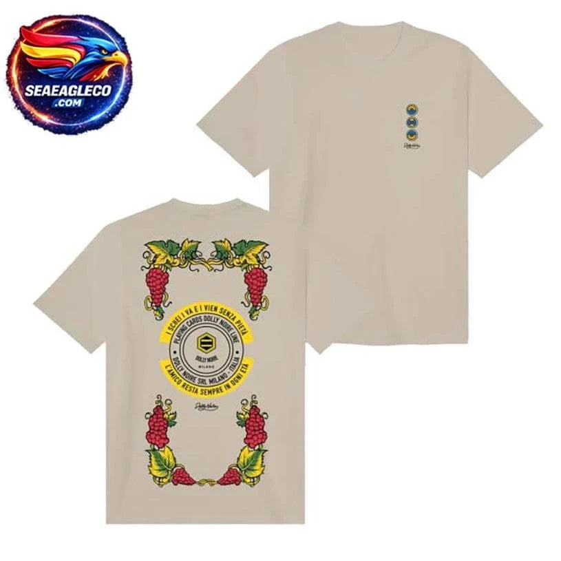 Dolly Noire Asso Di Denari Triestine Two Sided Shirt Unisex