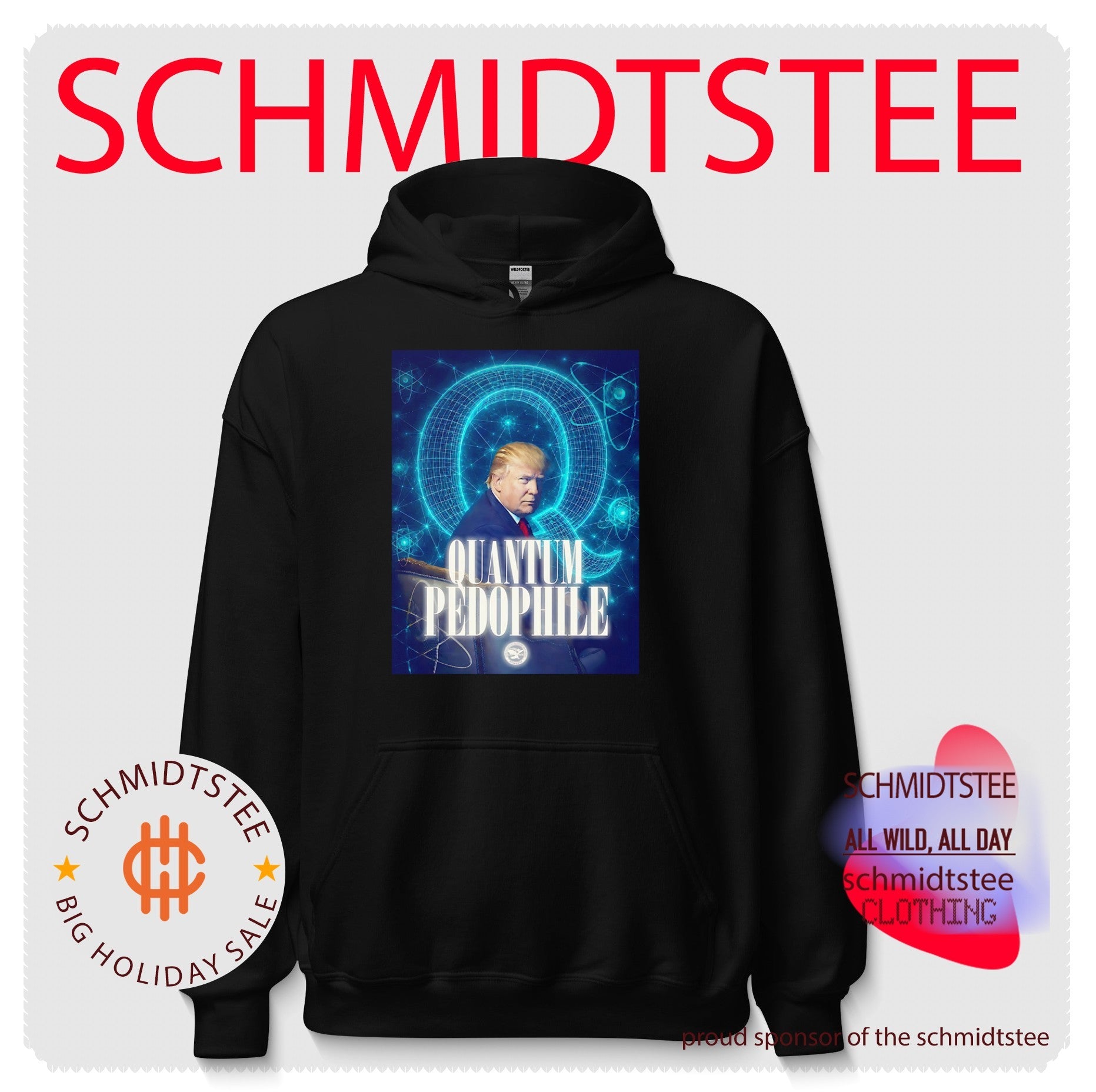 Donald Trump quantum pedophile illustration shirt