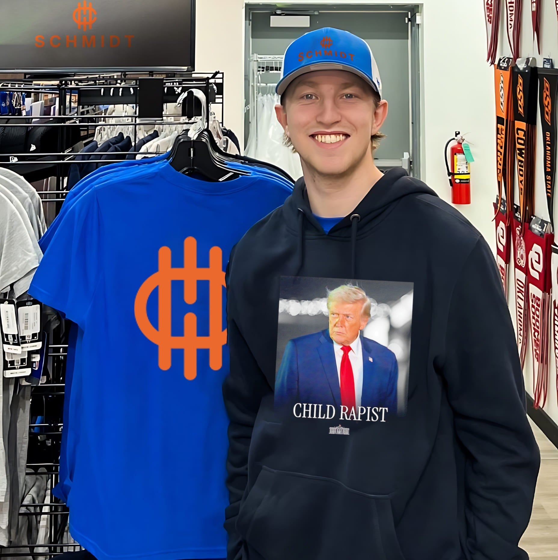 Donald Trump the child rapist shirt