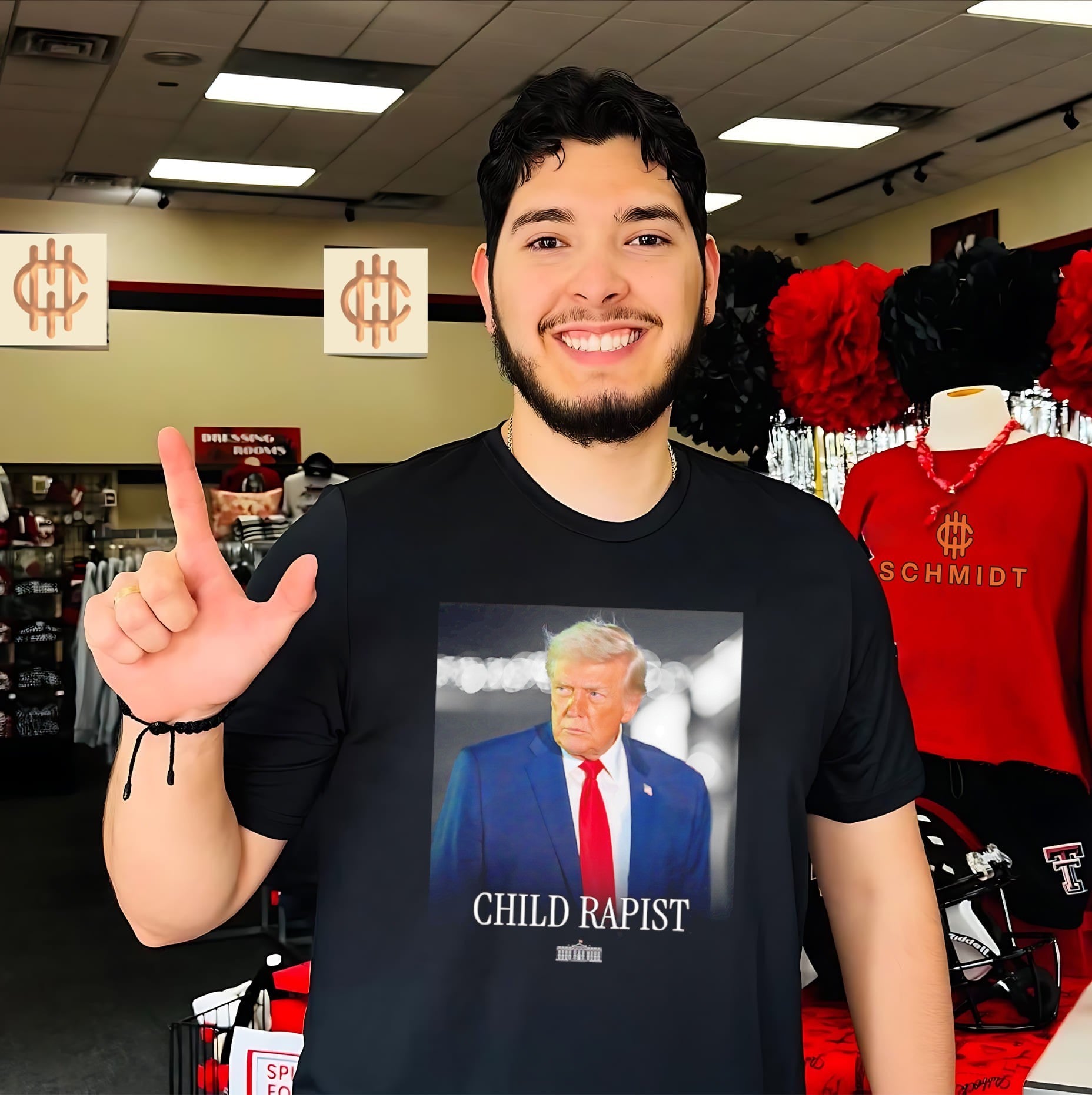 Donald Trump the child rapist shirt