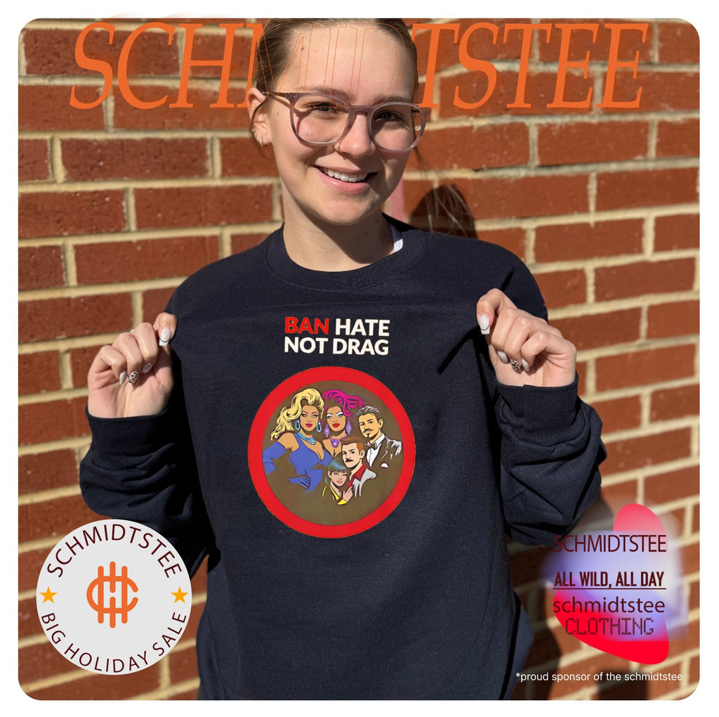 Drag Is Not A Crime Ban Hate Not Drag graphic shirt