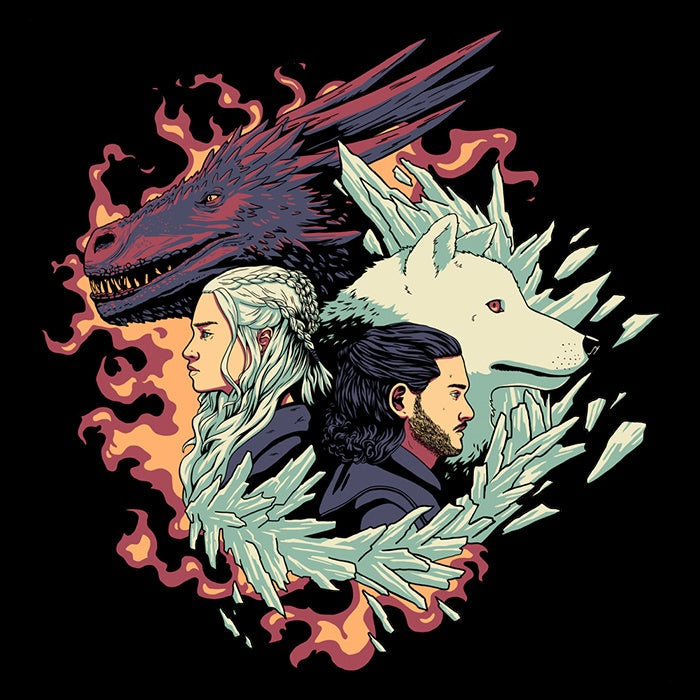 Dragons and Wolves - Women's Apparel