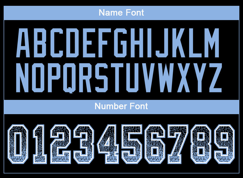 Custom Black Light Blue-White Drift Fashion Football Jersey