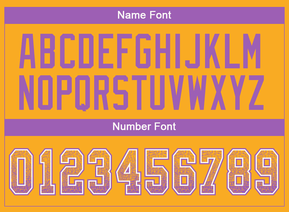 Custom Gold Medium Purple-White Drift Fashion Football Jersey