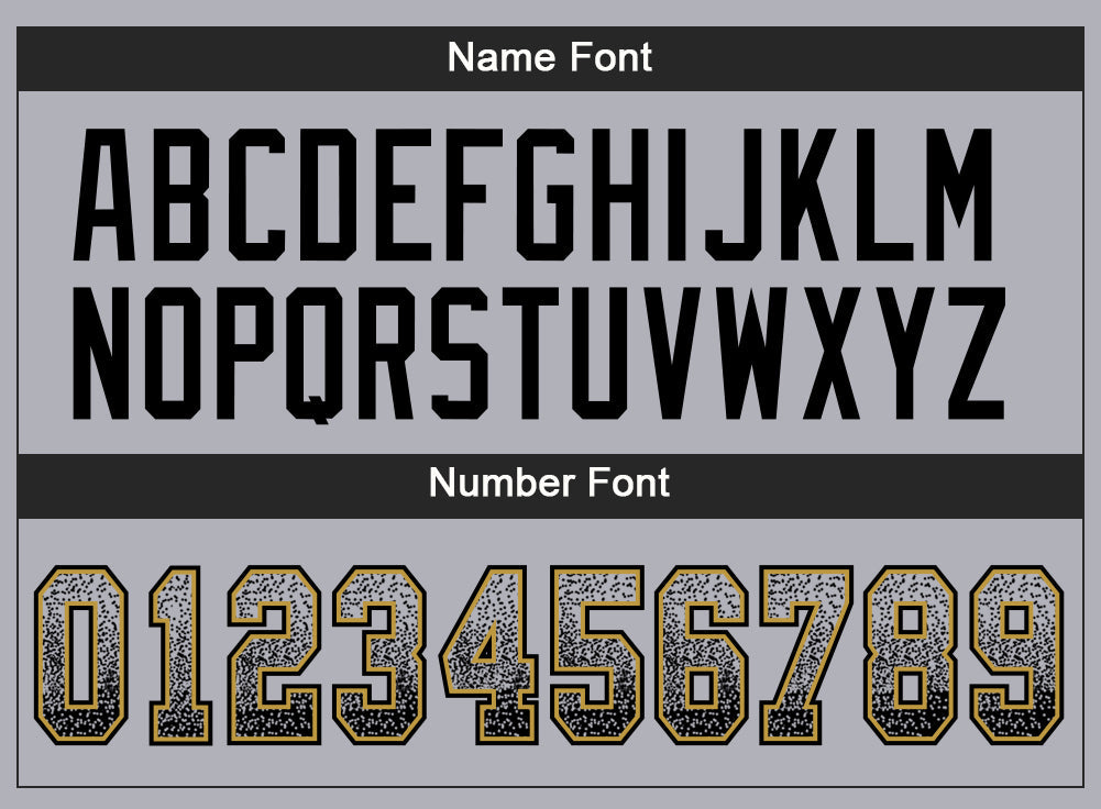 Custom Gray Black-Old Gold Drift Fashion Football Jersey