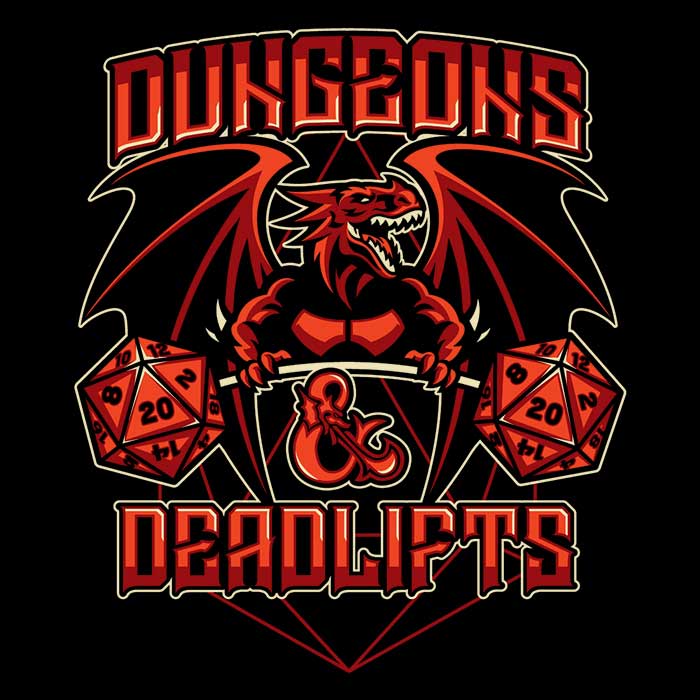 Dungeons and Deadlifts - Men's Apparel