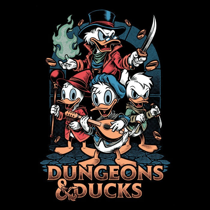 Dungeons and Ducks - 3/4 Sleeve Raglan