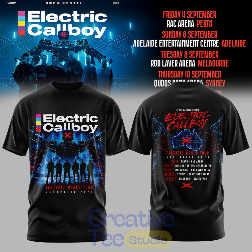 Electric Callboy TANZNEID World Tour 2026 T-Shirt