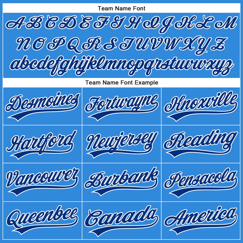 Custom Electric Blue Royal-White Authentic Baseball Jersey