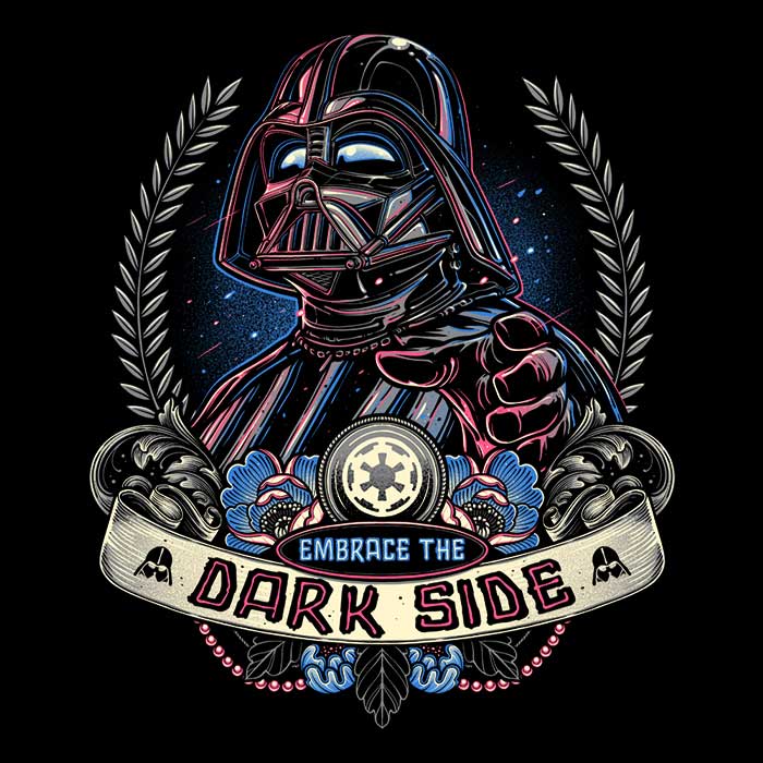 Embrace the Dark Side - 3/4 Sleeve Raglan