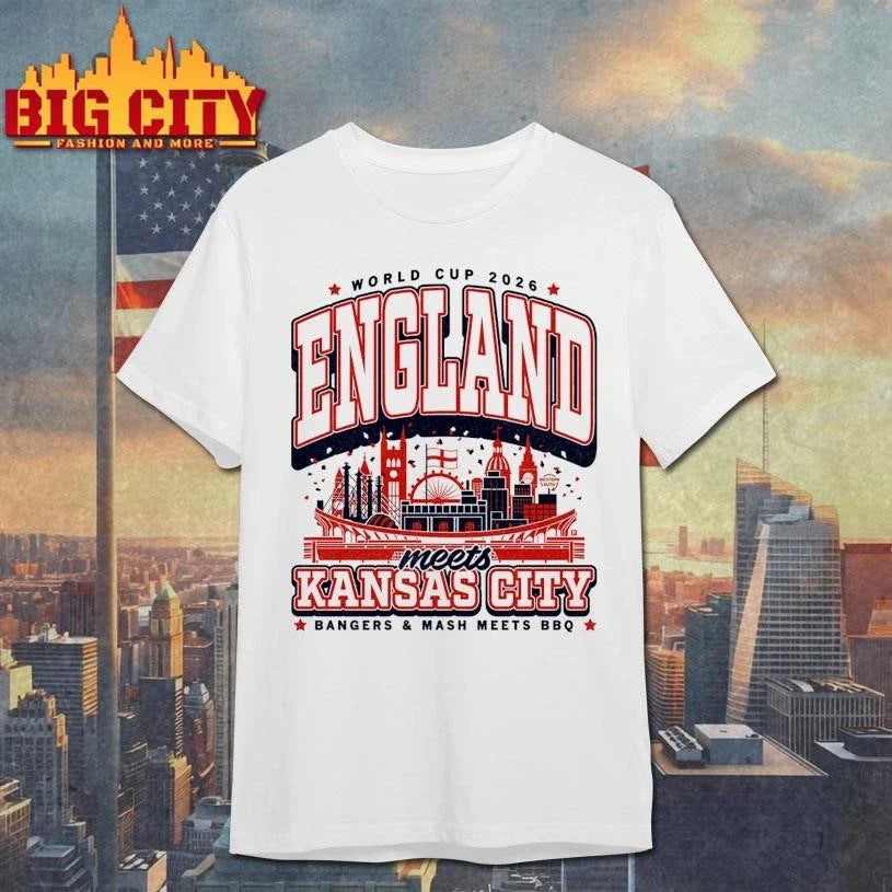 England KC Max Collegiate Heavyweight Shirt Unisex