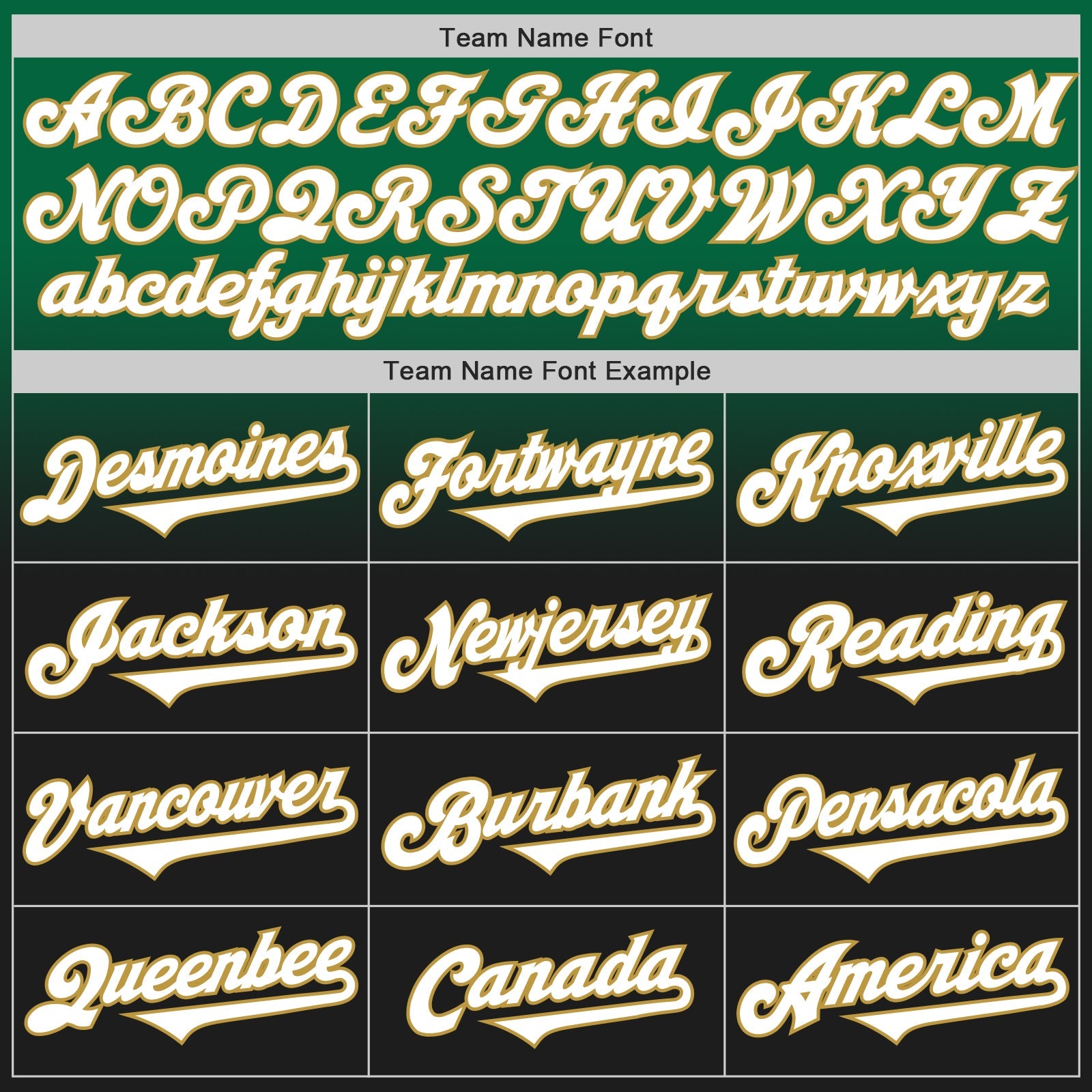 Custom Kelly Green Black-Old Gold Authentic Fade Fashion Baseball Jersey