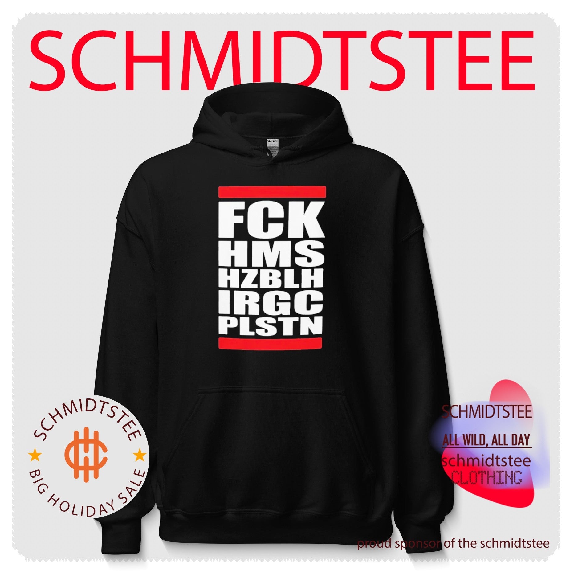 Fck Hms Hzblh Irgc Plstn Political Slogan shirt